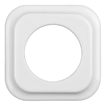 Elhard - Cadre rétro en céramique au design épuré, blanc