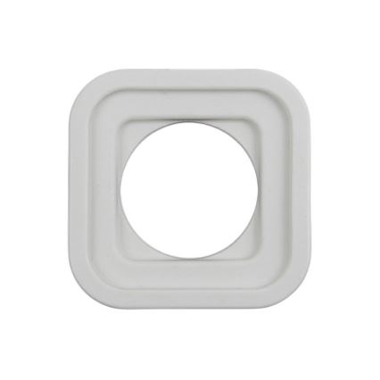 Elhard - Cadre rétro en céramique au design épuré, blanc