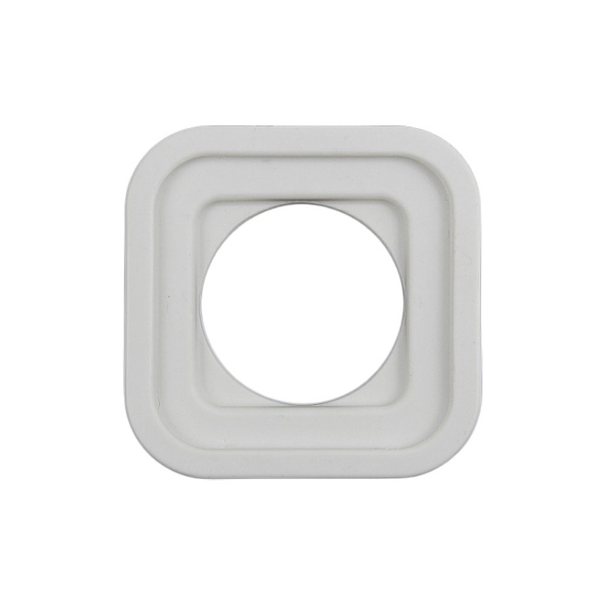 Elhard - Cadre rétro en céramique au design épuré, blanc
