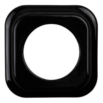 Elhard - Cadre rétro en céramique au design épuré, noir