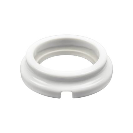 Elhard - Cadre rétro en céramique simple, blanc