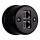 Elhard - Prise réseau rétro en céramique 2x RJ45 noire