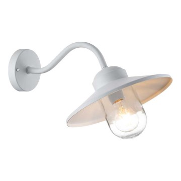 Elstead - Applique murale d'extérieur KLAMPENBORG 1xE27/60W/230V IP44 blanche