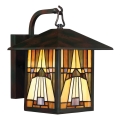 Elstead - Applique murale d'extérieur Tiffany INGLENOOK 1xE27/60W/230V IP44
