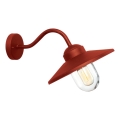 Elstead - Applique murale extérieure KLAMPENBORG 1xE27/60W/230V IP44 rouge