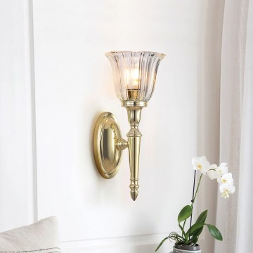 Elstead - Applique murale LED de salle de bains DRYDEN 1xG9/3W/230V IP44 dorée