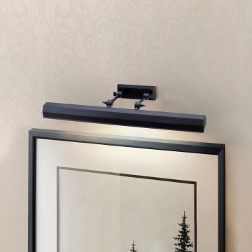 Elstead - Applique pour tableaux CHAWTON 4xE14/40W/230V noir