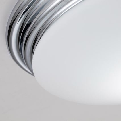 Elstead - Plafonnier salle de bain LED BROMPTON 1xGX53/5,7W/230V IP44 chrome mat