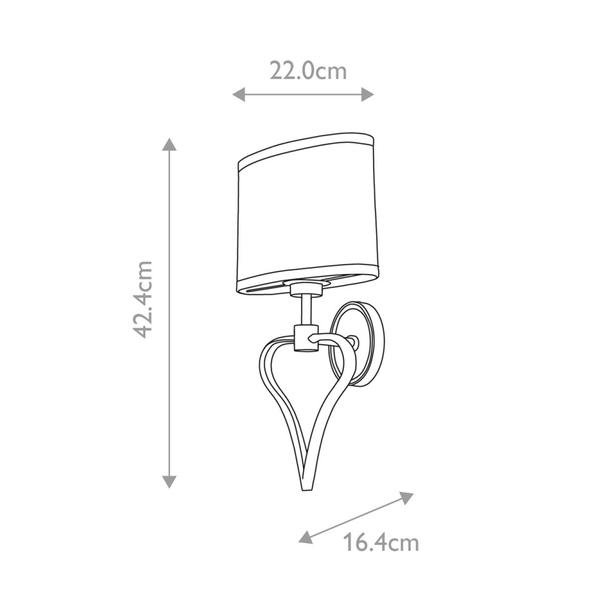 Elstead - Applique murale salle de bain FALMOUTH 1xG9/3W/230V + LED/1W IP44