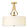 Elstead BATH-FALMOUTH-SF-FG - Lustre sur barre de salle de bain LED FALMOUTH 3xG9/3W/230V IP44 beige