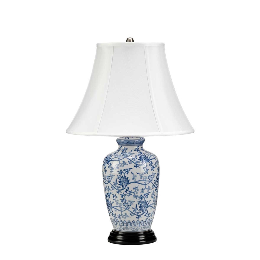 Elstead - Lampe de table BLEU GINGER JAR 1xE27/60W/230V