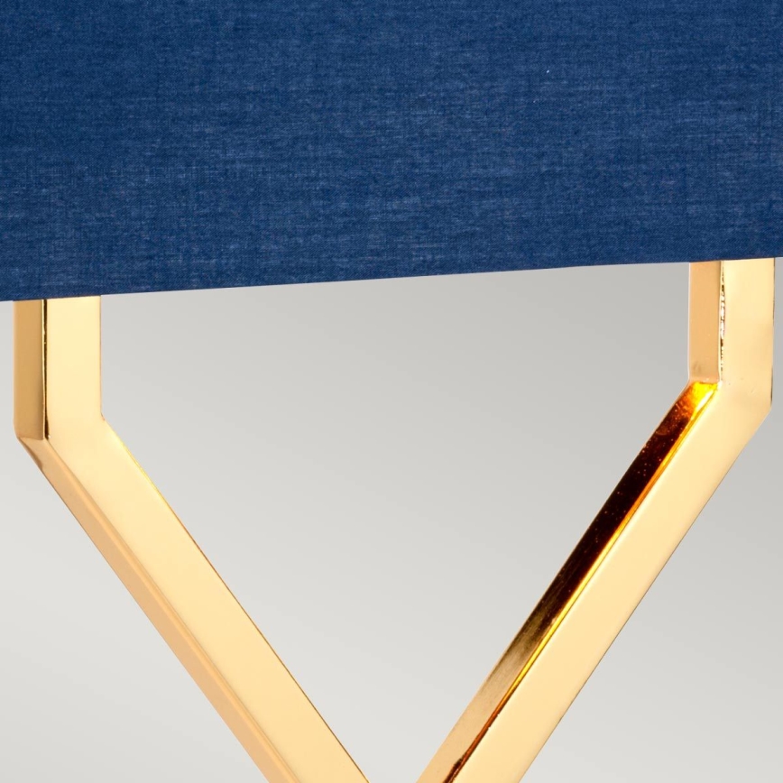 Elstead - Lampe de table CROSS 1xE27/60W/230V doré/bleu