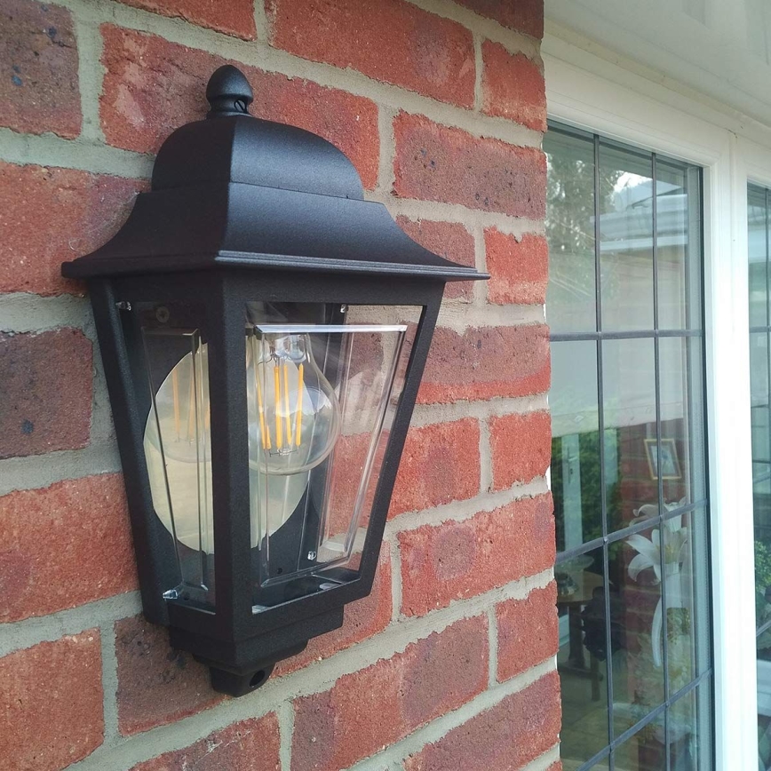 Elstead - Applique murale d'extérieur DECO LANE 1xE27/60W/230V IP44 noire