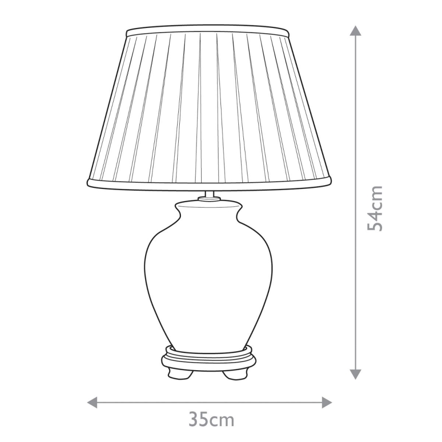 Elstead - Lampe de table LINYI 1xE27/60W/230V