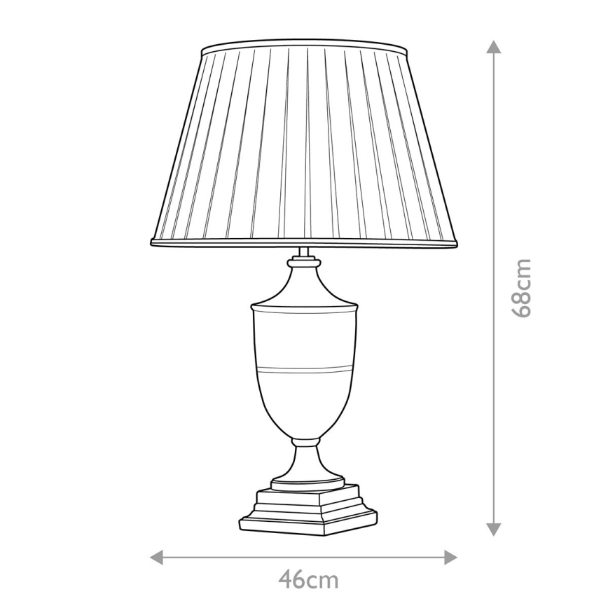 Elstead - Lampe de table NARBONNE 1xE27/60W/230V