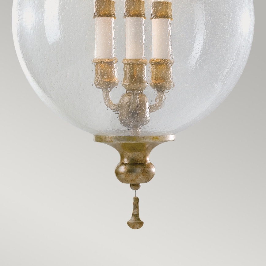 Elstead FE-ARGENTO-P - Suspension sur chaîne ARGENTO 3xE14/60W/230V
