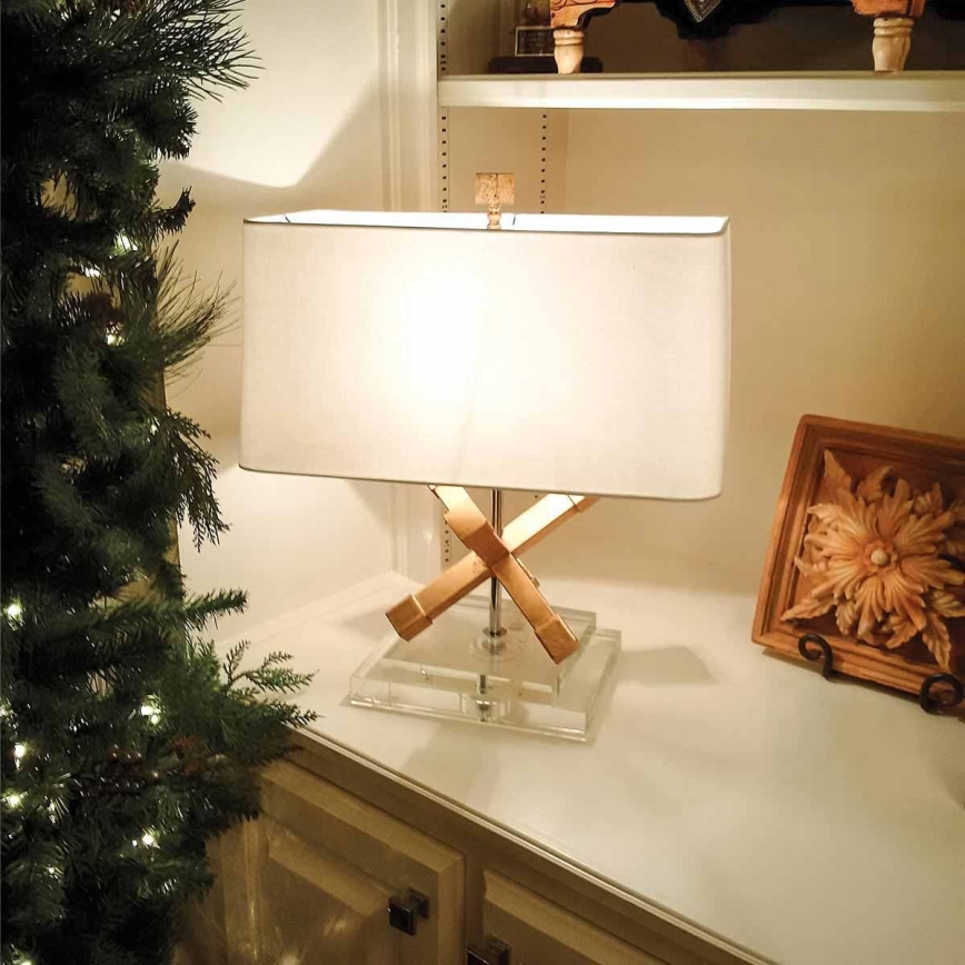 Elstead - Lampe de table JACKSON SQUARE 1xE27/60W/230V