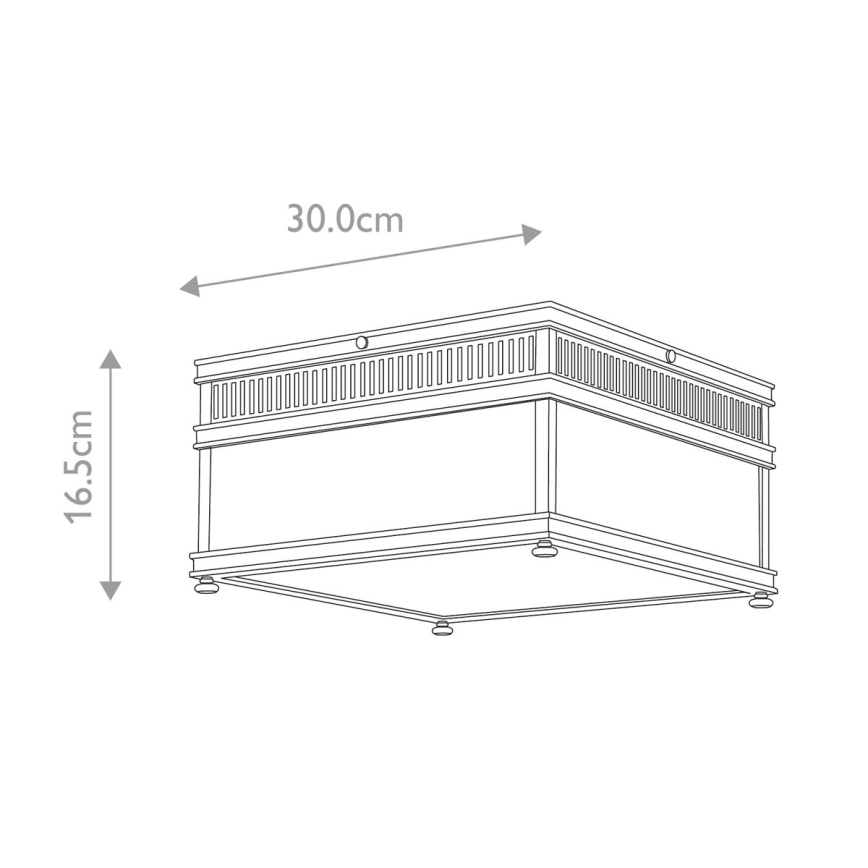 Elstead - Plafonnier extérieur HOLBORN 2xE27/60W/230V IP44