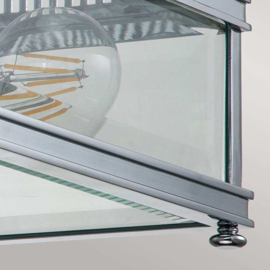 Elstead - Plafonnier d'extérieur HOLBORN 2xE27/60W/230V IP44 chrome brillant