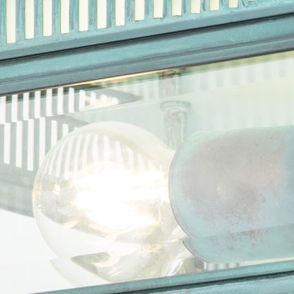 Elstead - Plafonnier d'extérieur HOLBORN 2xE27/60W/230V IP44 turquoise