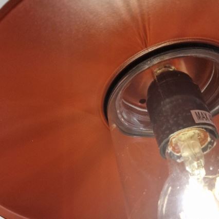 Elstead - Applique murale extérieure KLAMPENBORG 1xE27/60W/230V IP44 rouge