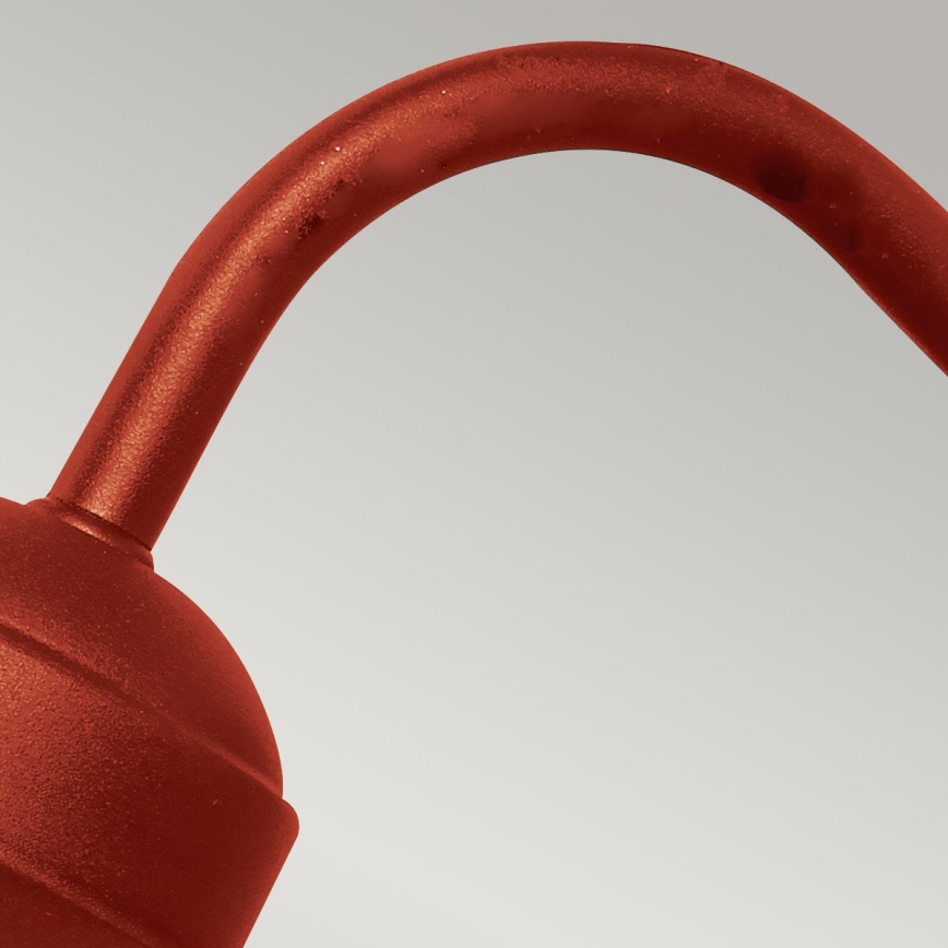 Elstead - Applique murale extérieure KLAMPENBORG 1xE27/60W/230V IP44 rouge