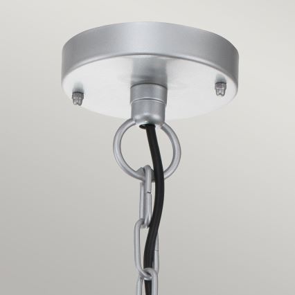 Elstead - Suspension d'extérieur à chaîne KLAMPENBORG 1xE27/60W/230V IP44 chrome mat