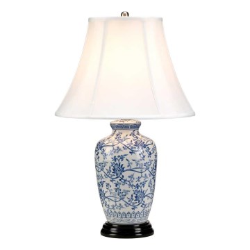 Elstead - Lampe de table BLEU GINGER JAR 1xE27/60W/230V
