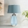Elstead - Lampe de table LED LENA 1xE27/40W/230V + 1xGU10/7W 74 cm bleu