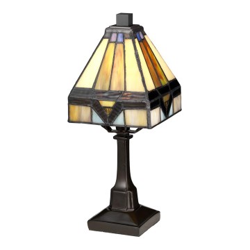 Elstead - Lampe de table Tiffany HOLMES 1x E14/25W/230V