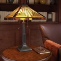 Elstead - Lampe de table Tiffany STEPHEN 2xE27/60W/230V