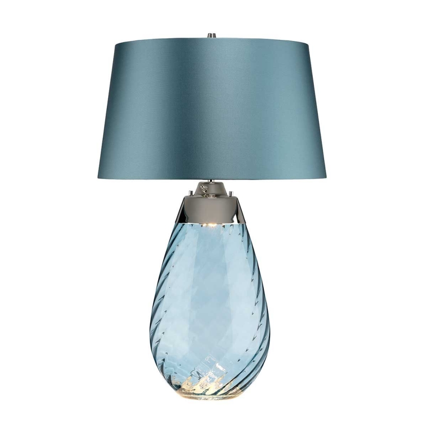 Elstead - Lampe de table LED LENA 1xE27/40W/230V + 1xGU10/7W 74 cm bleu