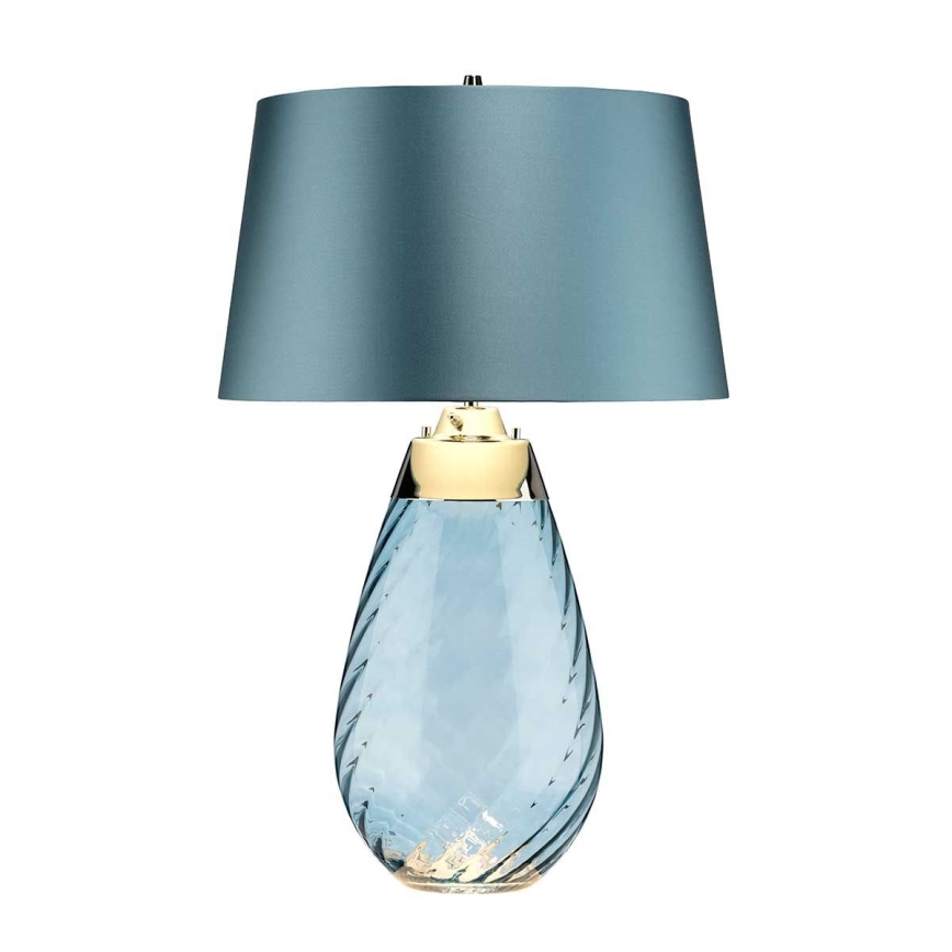 Elstead - Lampe de table LED LENA 1xE27/40W/230V + 1xGU10/7W 74 cm bleu