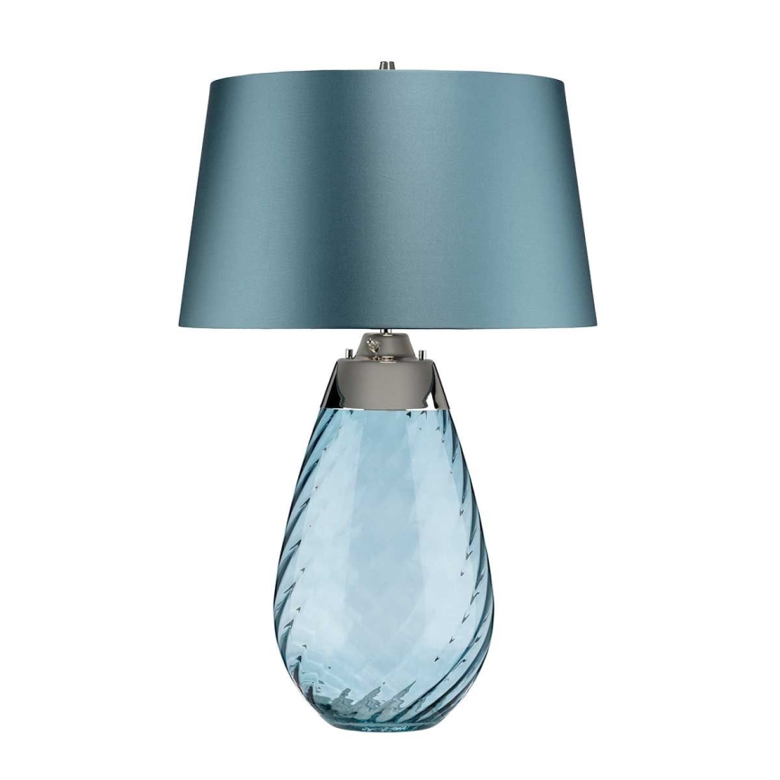 Elstead - Lampe de table LED LENA 1xE27/40W/230V + 1xGU10/7W 74 cm bleu
