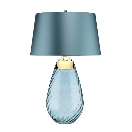 Elstead - Lampe de table LED LENA 1xE27/40W/230V + 1xGU10/7W 74 cm bleu