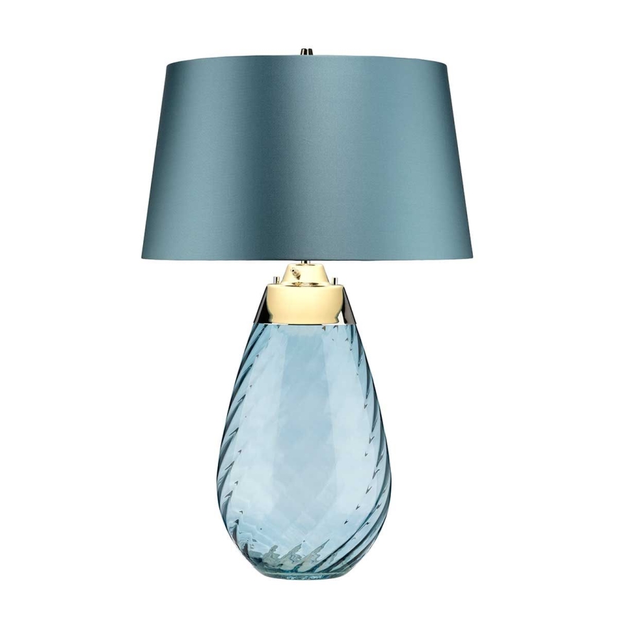 Elstead - Lampe de table LED LENA 1xE27/40W/230V + 1xGU10/7W 74 cm bleu