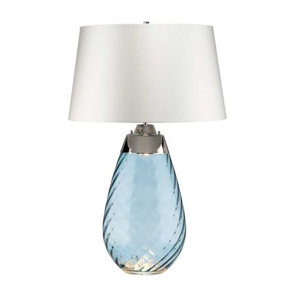 Elstead - Lampe de table LED LENA 1xE27/40W/230V + 1xGU10/7W 74 cm bleu/blanc