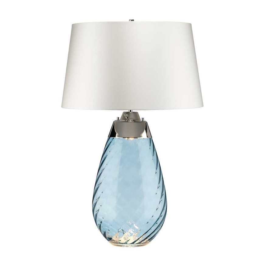 Elstead - Lampe de table LED LENA 1xE27/40W/230V + 1xGU10/7W 74 cm bleu/blanc