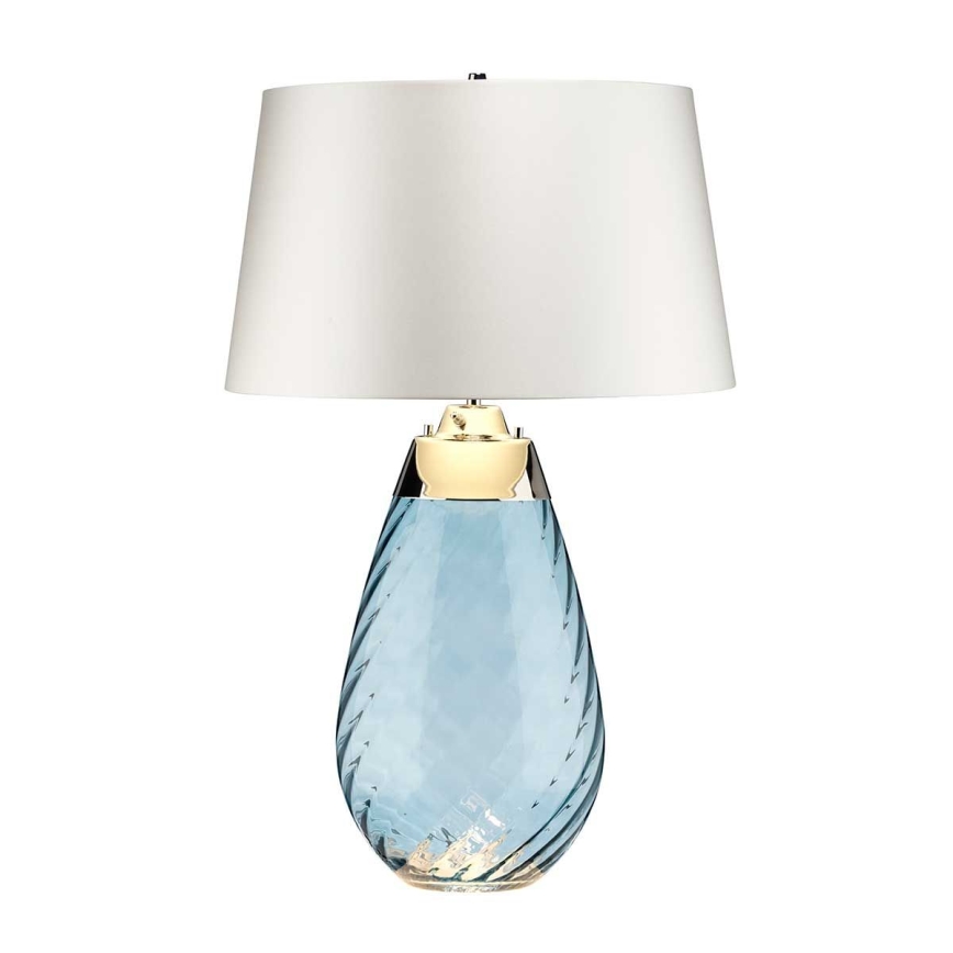 Elstead - Lampe de table LED LENA 1xE27/40W/230V + 1xGU10/7W 74 cm bleu/blanc