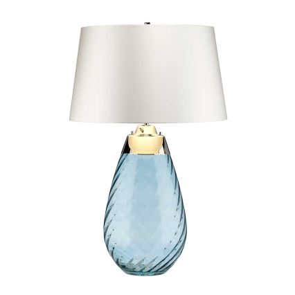 Elstead - Lampe de table LED LENA 1xE27/40W/230V + 1xGU10/7W 74 cm bleu/blanc