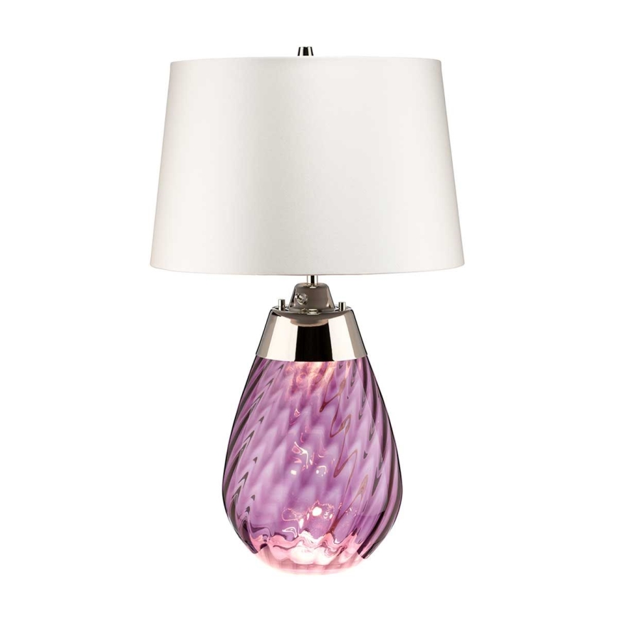 Elstead - Lampe de table LED LENA 1xE27/40W/230V + 1xGU10/7W 74 cm rose