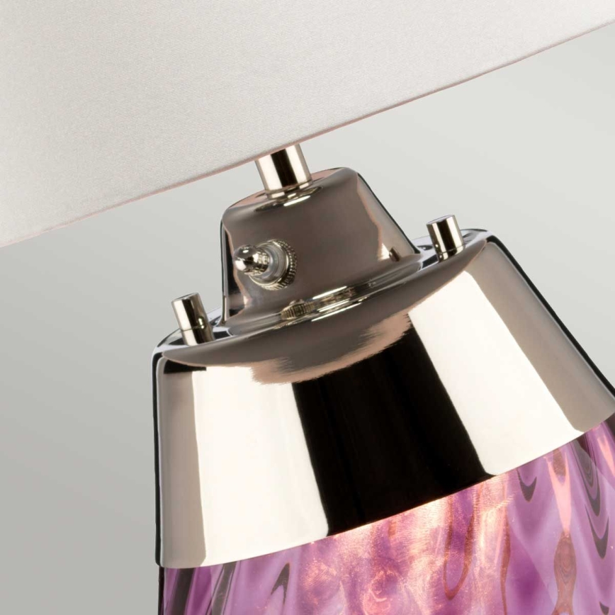Elstead - Lampe de table LED LENA 1xE27/40W/230V + 1xGU10/7W 74 cm rose