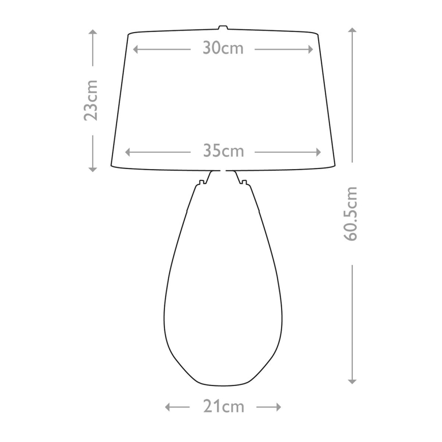 Elstead - Lampe de table LED LENA 1xE27/40W/230V + 1xGU10/7W 74 cm rose