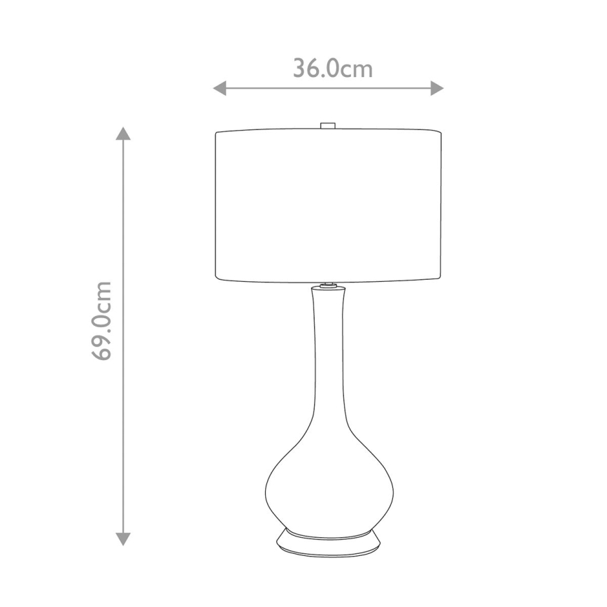 Elstead - Lampe de table MILO 1xE27/60W/230V beige