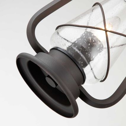 Elstead - Suspension extérieure à chaîne MINERS 1xE27/60W/230V IP44 bronze