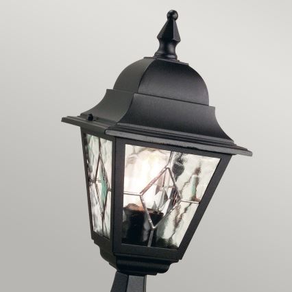 Elstead NR3-BLK - Lampadaire extérieur NORFOLK 1xE27/100W/230V IP43