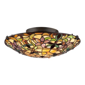 Elstead - Plafonnier Tiffany KAMI 2xE27/60W/230V