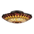 Elstead - Plafonnier Tiffany WEST 2xE27/75W/230V