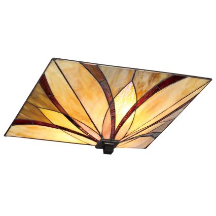 Elstead - Plafonnier Tiffany ASHEVILLE 2xE27/60W/230V