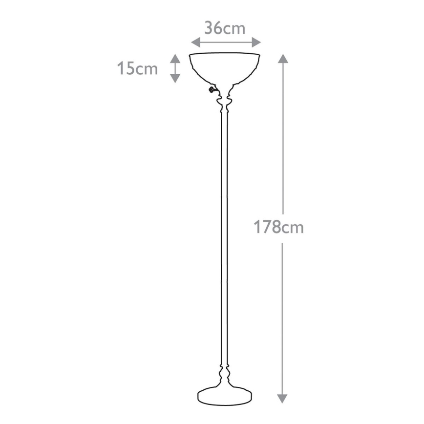 Elstead - Lampadaire sur pied Tiffany KAMI 1xE27/100W/230V